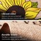 G128 Combo Pack: Garden Flag Stand Black 36 in x 16 in & Garden Flag Spring Decoration Welcome Gnome Sunflower Car 12"x18" Double-Sided Burlap Fabric